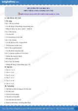 Đề cương ôn tập HK1 tiếng Anh 6 global success có đáp án